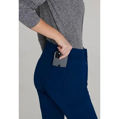 Skechers Slip-ins Glide Knit Flare Scrub Trousers, Navy Blue, XS, Regular Leg Easy2Order : WIS21522