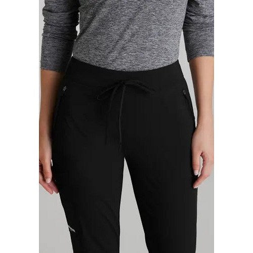 Skechers Slip-ins Glide Knit Flare Scrub Trousers, Black, Medium, Short Leg Easy2Order : WIS21530