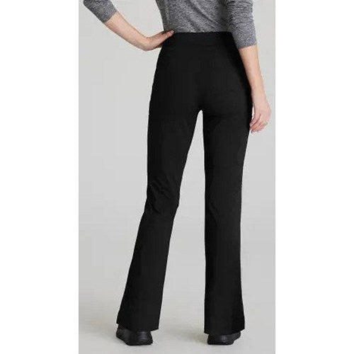 Skechers Slip-ins Glide Knit Flare Scrub Trousers, Black, XL, Tall Leg Easy2Order : WIS21555