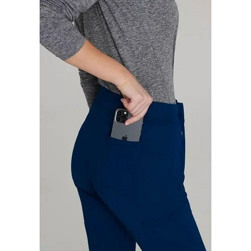 Skechers Slip-ins Glide Knit Flare Scrub Trousers, Navy Blue, 5XL, Regular Leg Easy2Order : WIS21586