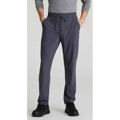 Skechers Slip-ins Rebound Knit Scrub Trousers, Pewter Grey, Large, Tall Leg