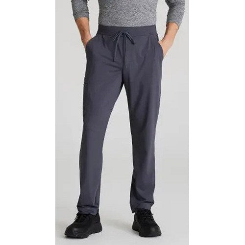 Skechers Slip-ins Rebound Knit Scrub Trousers, Pewter Grey, Large, Tall Leg