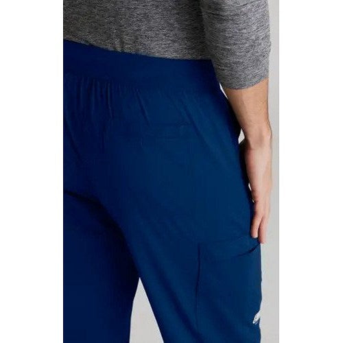 Skechers Slip-ins Rebound Knit Scrub Trousers, Navy Blue, 5XL, Regular Leg
