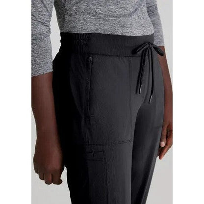 Skechers Slip-ins Pace Knit Scrub Joggers, Black, 5XL, Regular Leg