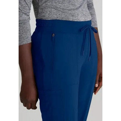 Skechers Slip-ins Pace Knit Scrub Joggers, Navy Blue, 2XL