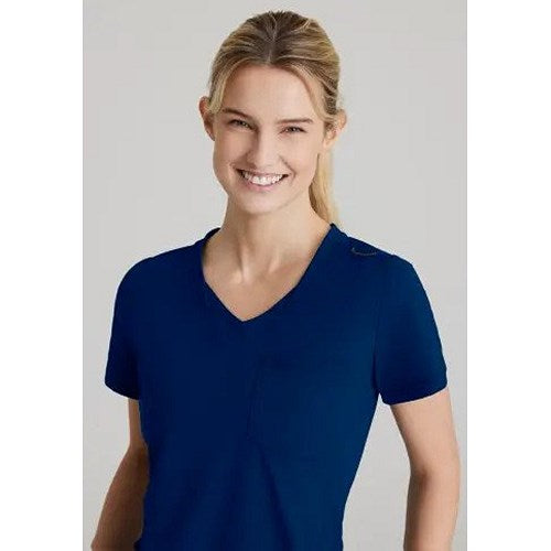 Skechers Slip-ins Flow Knit Scrub Top, Navy Blue, Medium Easy2Order : WIS21947