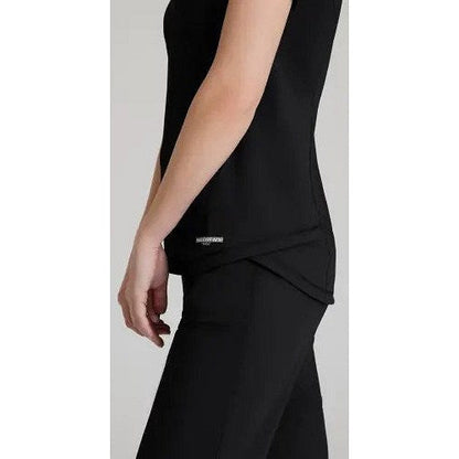 Skechers Slip-ins Flow Knit Scrub Top, Black, 3XL
