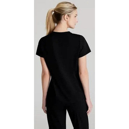 Skechers Slip-ins Flow Knit Scrub Top, Black, 3XL