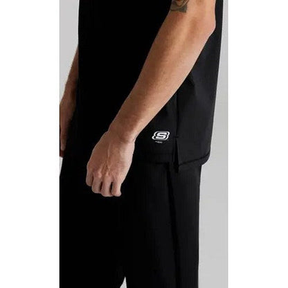 Skechers Slip-ins Flex Knit Scrub Top, Black, 5XL