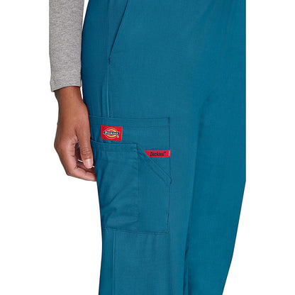Dickies Signature Tapered Leg Scrub Pants, Caribbean Blue, XL
