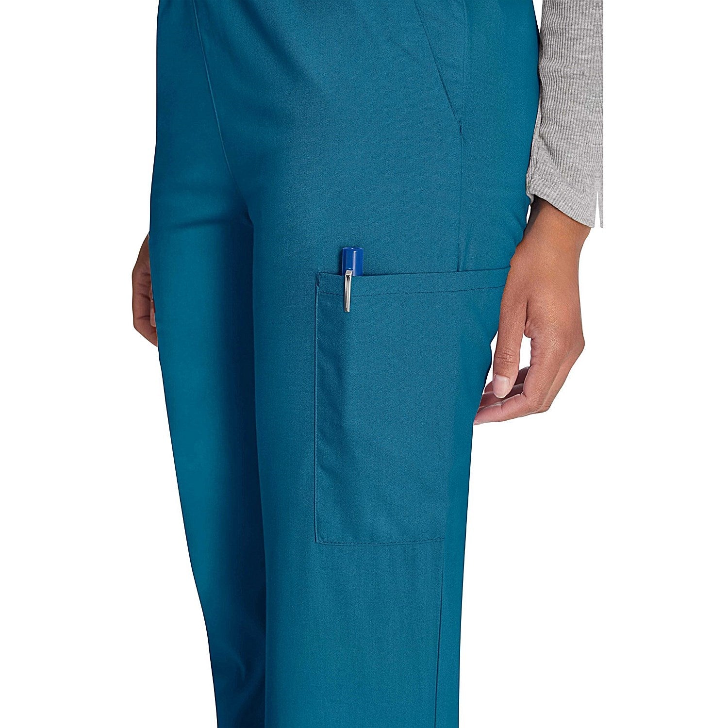 Dickies Signature Tapered Leg Scrub Pants, Caribbean Blue, XL Easy2Order : WIS22276