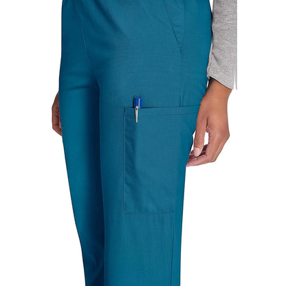 Dickies Signature Tapered Leg Scrub Pants, Caribbean Blue, XL Easy2Order : WIS22276