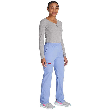 Dickies Signature Tapered Leg Scrub Pants, Ceil Blue, Small