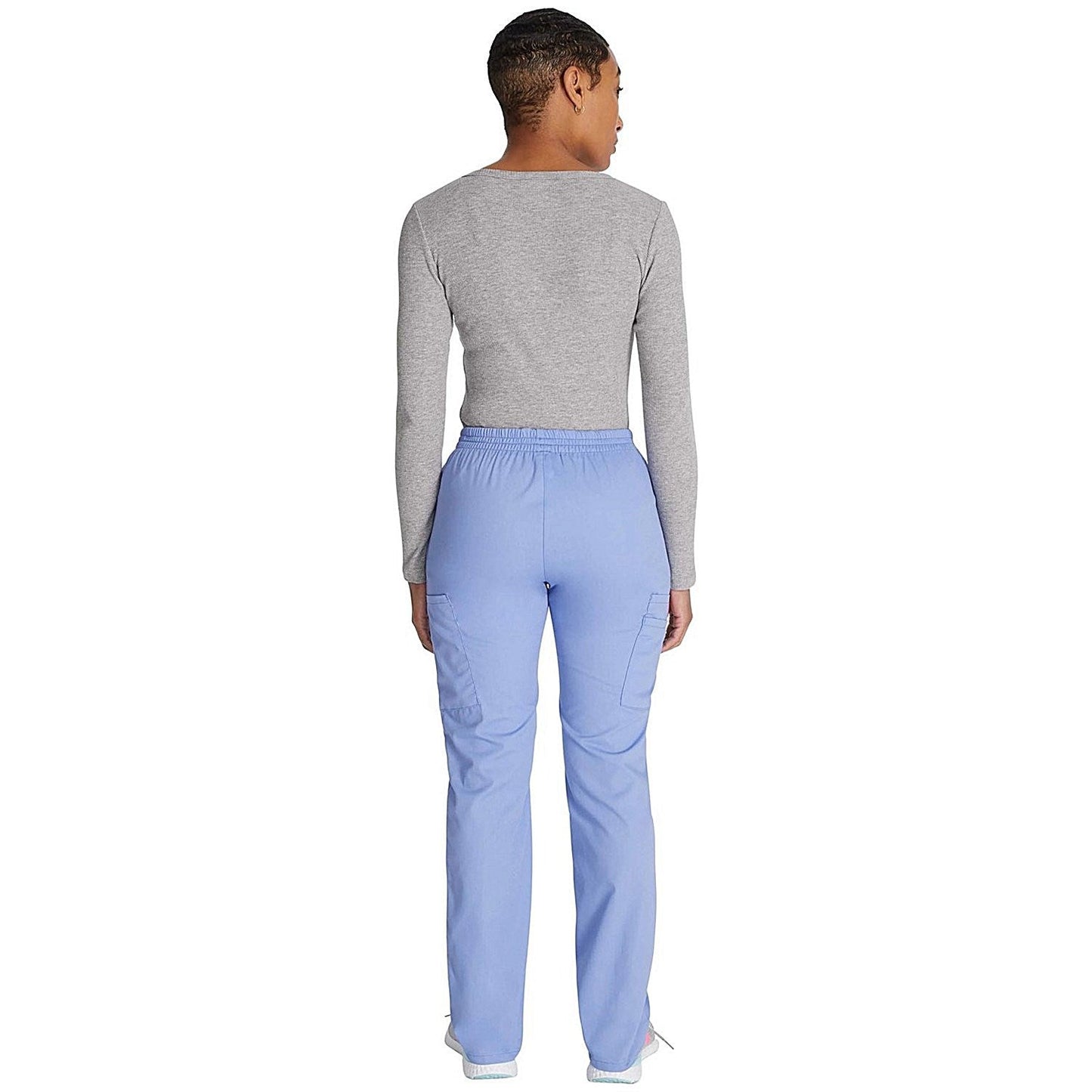 Dickies Signature Tapered Leg Scrub Pants, Ceil Blue, Small