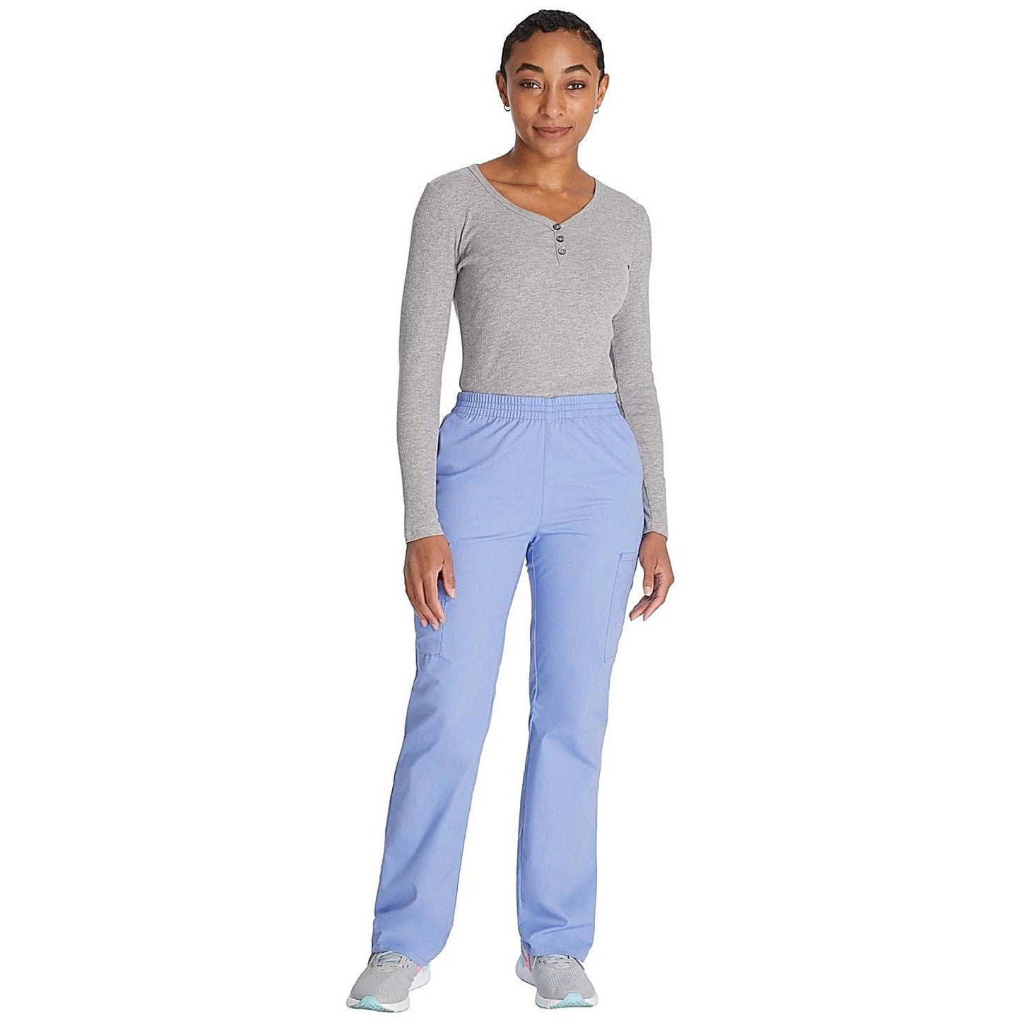Dickies Signature Tapered Leg Scrub Pants, Ceil Blue, 2XS