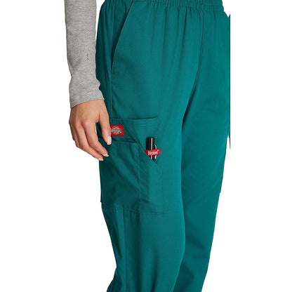 Dickies Signature Tapered Leg Scrub Pants, Hunter Green, 2XL