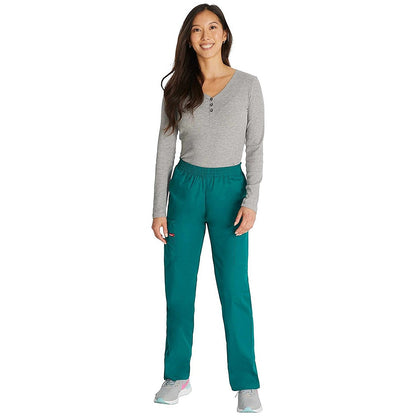 Dickies Signature Tapered Leg Scrub Pants, Hunter Green, XS