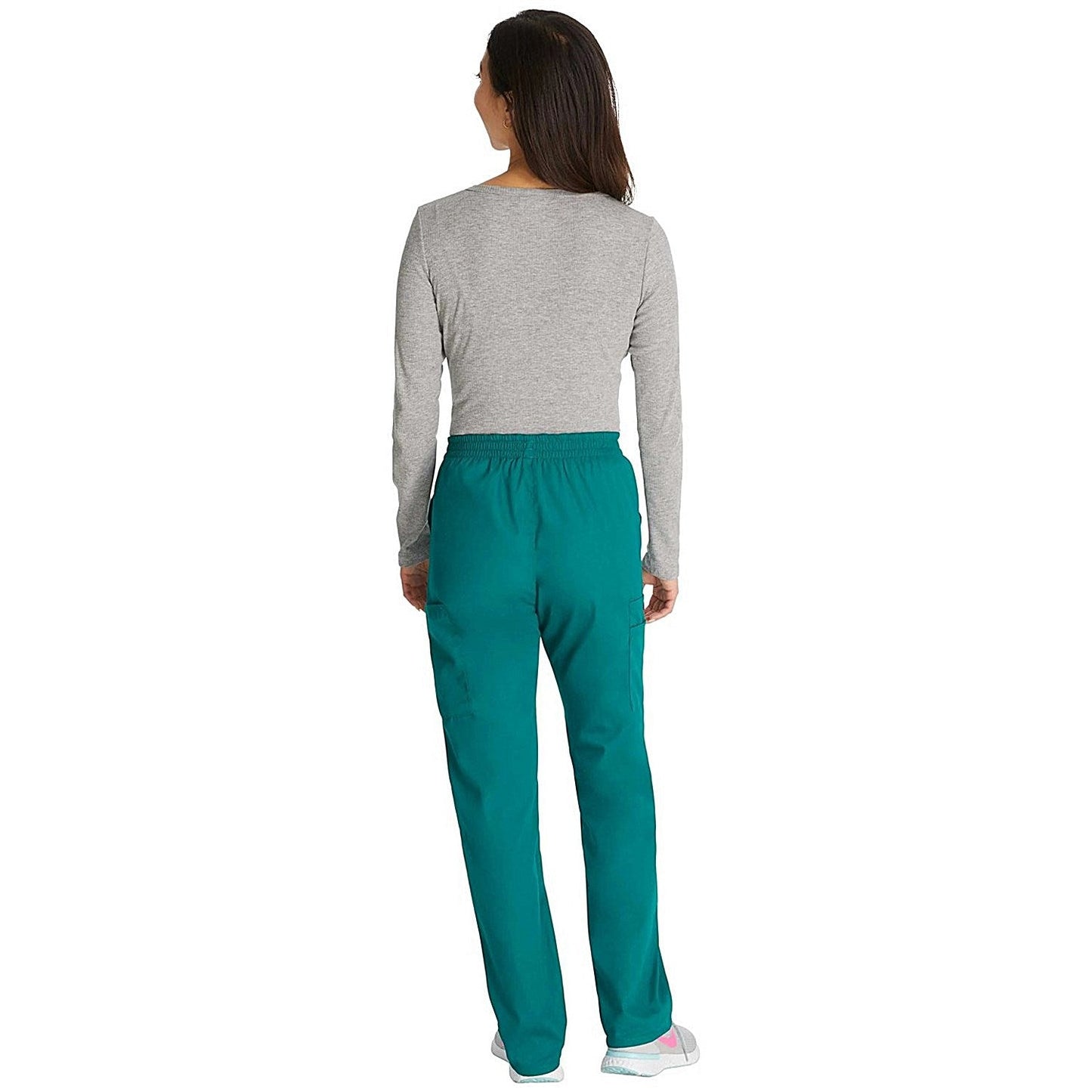 Dickies Signature Tapered Leg Scrub Pants, Hunter Green, XS