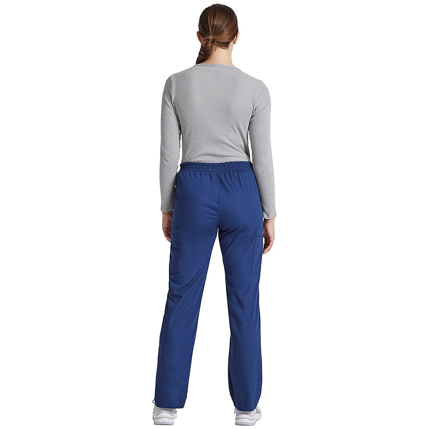 Dickies Signature Tapered Leg Scrub Pants, Navy Blue, Small