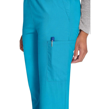 Dickies Signature Tapered Leg Scrub Pants, Teal, 2XL