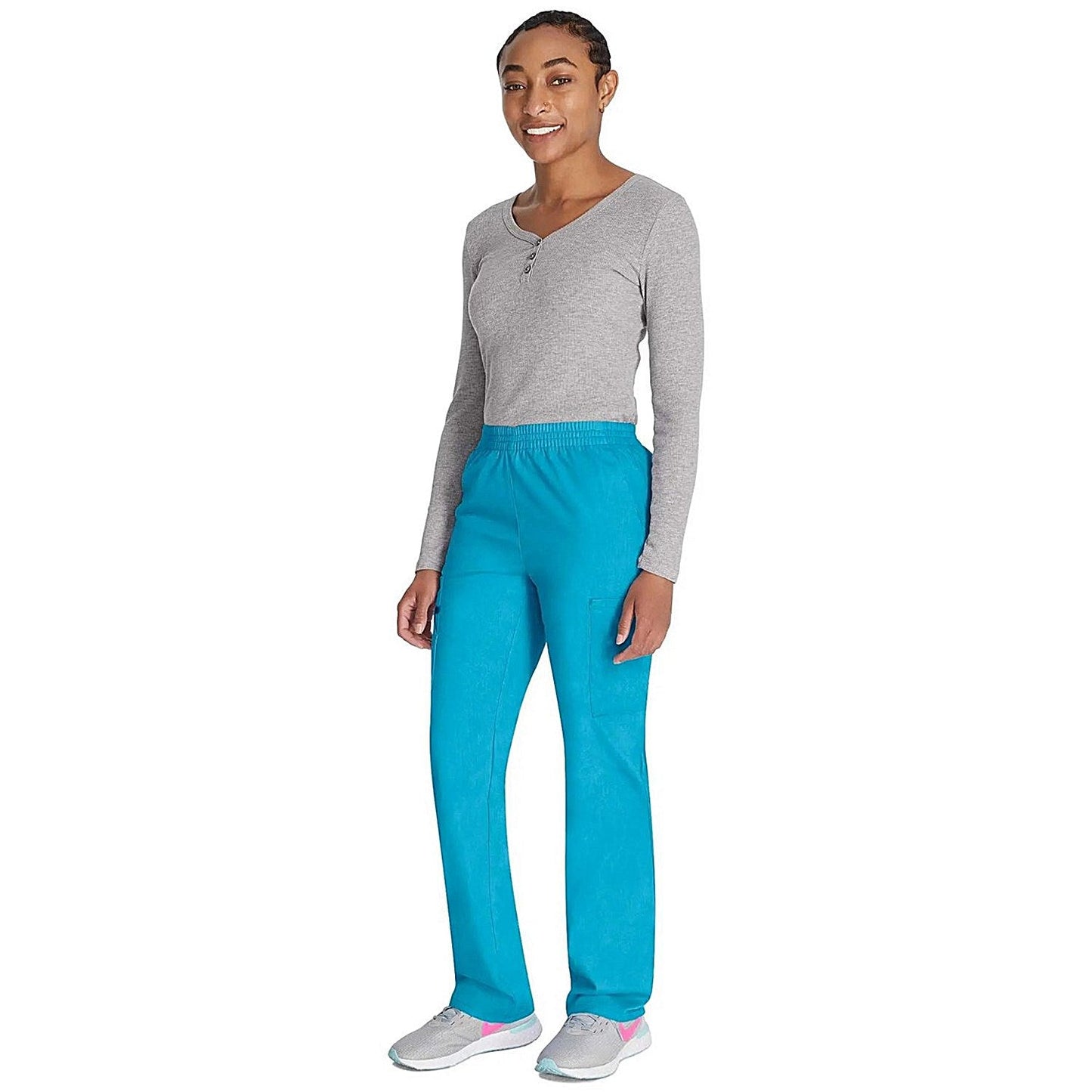 Dickies Signature Tapered Leg Scrub Pants, Teal, XL