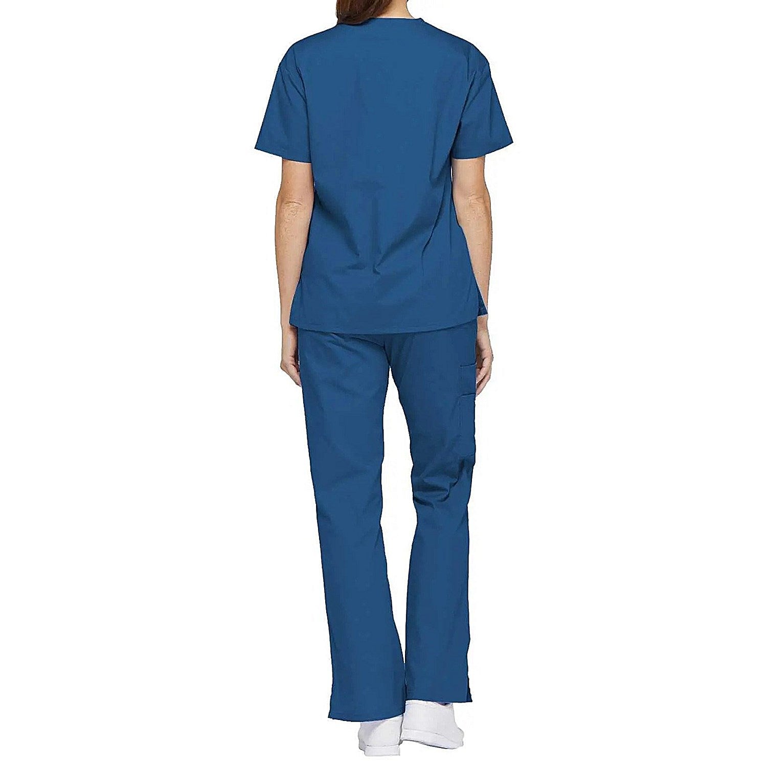 Dickies Signature V-neck Scrub Top, Royal Blue, Medium Easy2Order : WIS22434