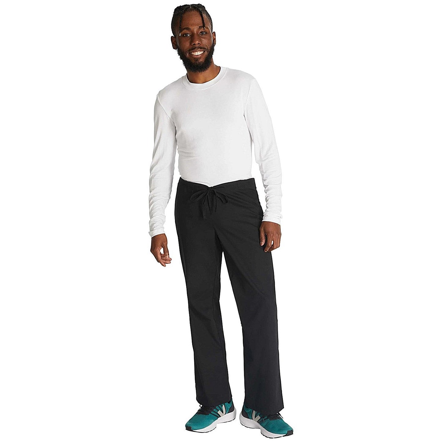 Dickies Signature Drawstring Scrub Bottoms, Black, XS