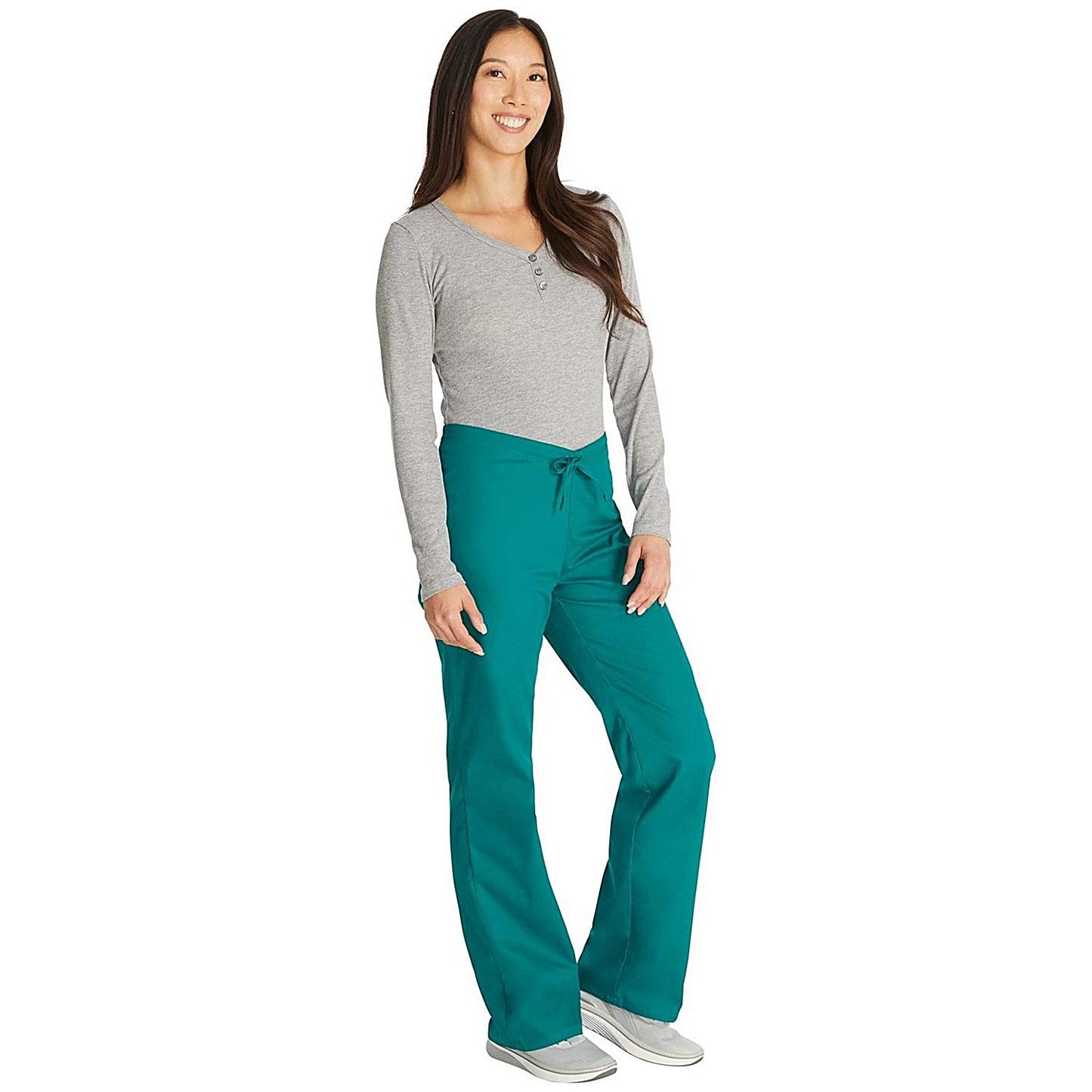 Dickies Signature Drawstring Scrub Bottoms, Hunter Green, Large