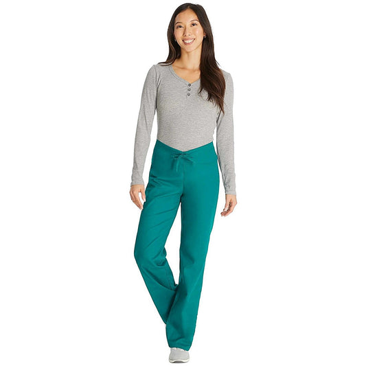 Dickies Signature Drawstring Scrub Bottoms, Hunter Green, 2XS