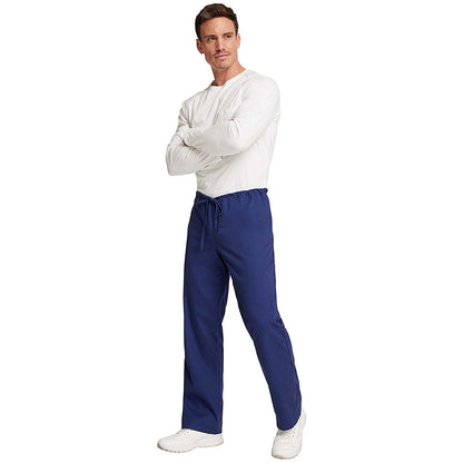 Dickies Signature Drawstring Scrub Bottoms, Navy Blue, Small