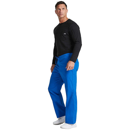 Dickies Signature Drawstring Scrub Bottoms, Royal Blue, Large