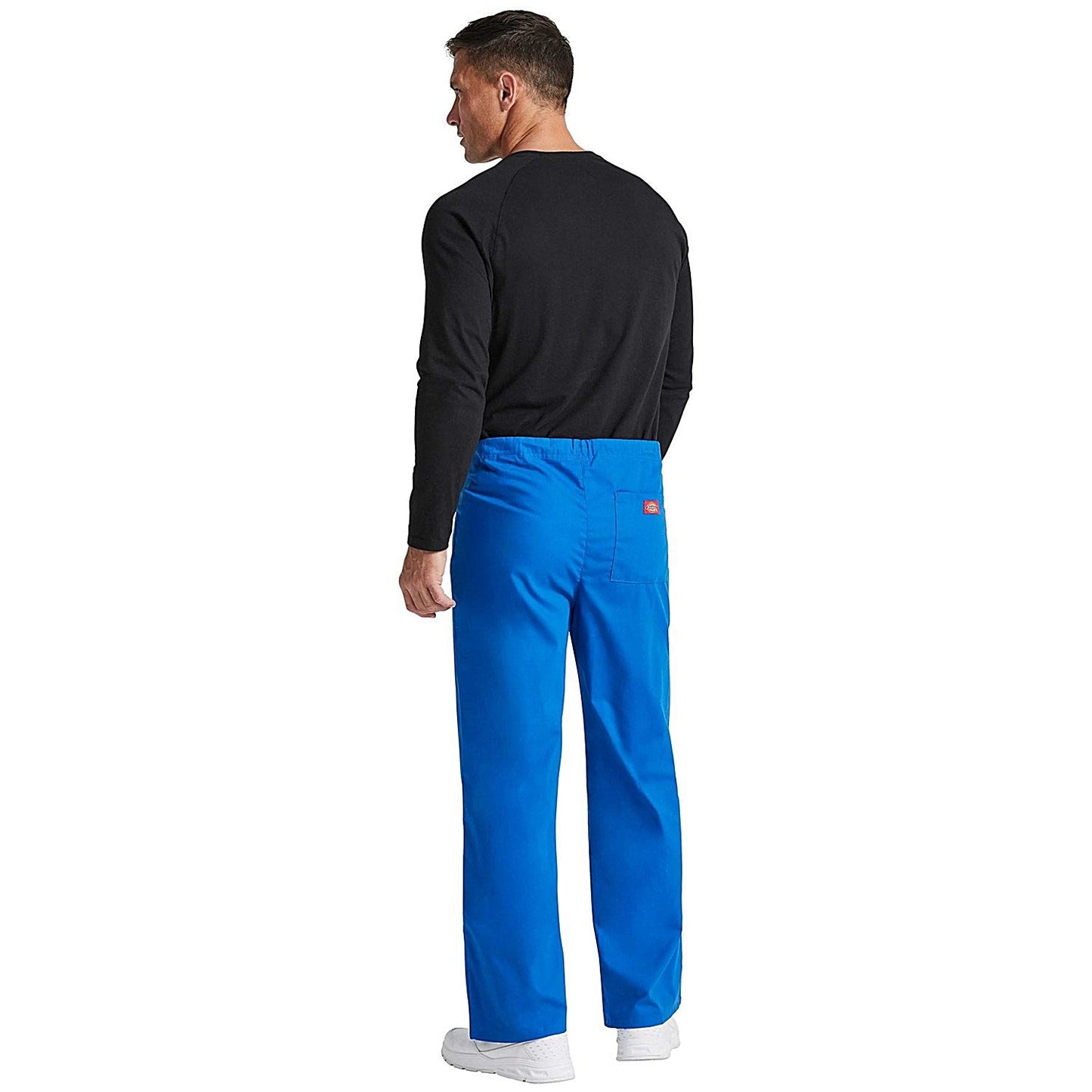 Dickies Signature Drawstring Scrub Bottoms, Royal Blue, Large Easy2Order : WIS22577