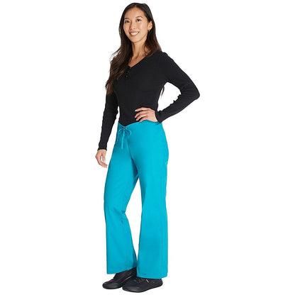 Dickies Signature Drawstring Scrub Bottoms, Teal, Medium