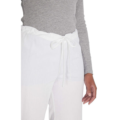 Dickies Signature Drawstring Scrub Bottoms, White, Small