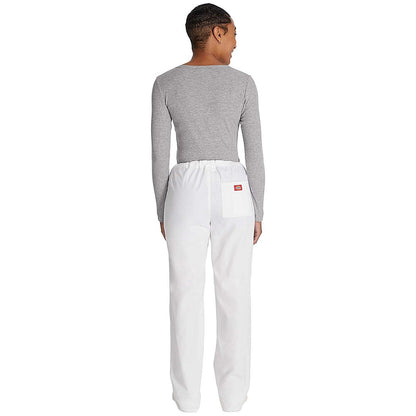 Dickies Signature Drawstring Scrub Bottoms, White, Small Easy2Order : WIS22603