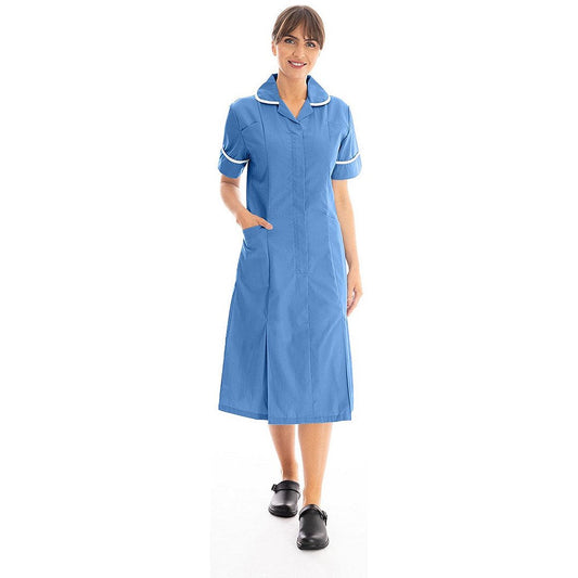 Work in Style Dvddr Nursing Dress, Hospital Blue & White, 38 Easy2Order : WIS22778