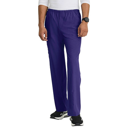 Skechers Unisex Drawcord Scrub Trousers, Grape, XS