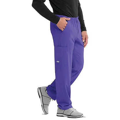 Skechers Unisex Drawcord Scrub Trousers, Grape, XS