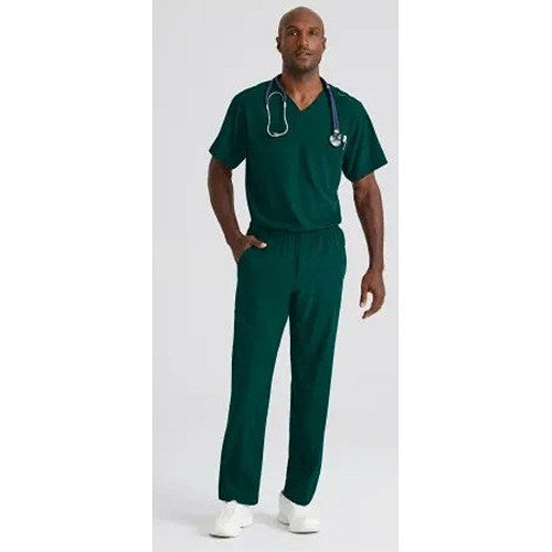 Skechers Structure Scrub Trousers, Hunter Green, XS, Short Leg