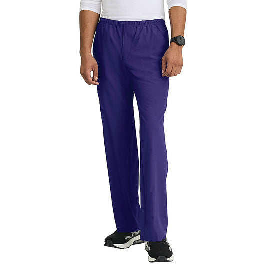 Skechers Unisex Drawcord Scrub Trousers, Grape, 2XL