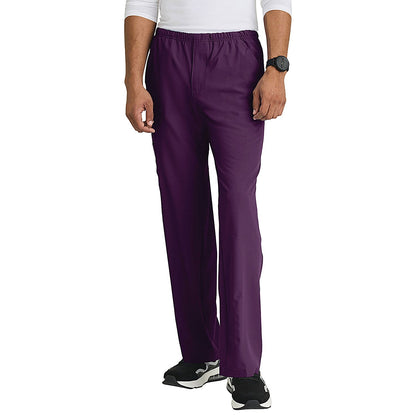 Skechers Unisex Drawcord Scrub Trousers, Eggplant, 4XL