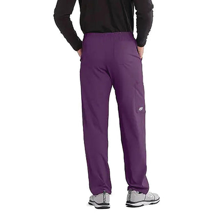 Skechers Unisex Drawcord Scrub Trousers, Eggplant, 4XL