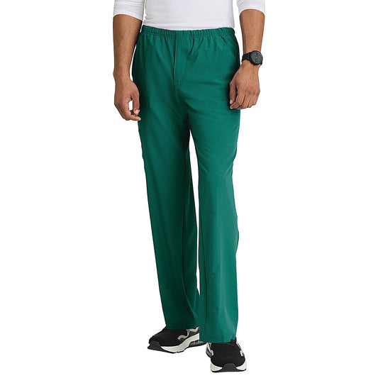 Skechers Unisex Drawcord Scrub Trousers, Hunter Green, 2XL