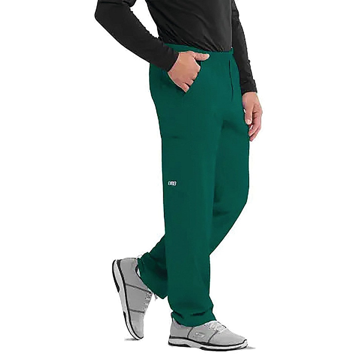 Skechers Unisex Drawcord Scrub Trousers, Hunter Green, 2XL