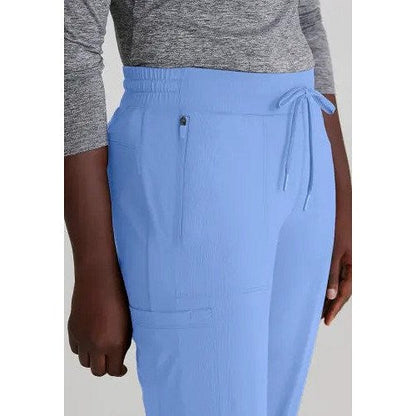 Skechers Slip-ins Pace Knit Scrub Joggers, Ceil Blue, XS, Tall Leg