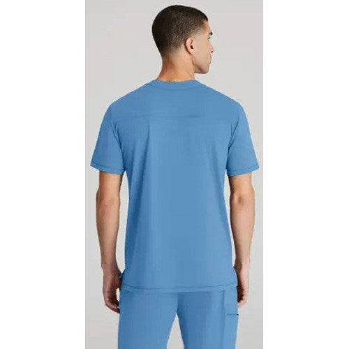 Skechers Slip-ins Flex Knit Scrub Top, Ceil Blue, XS