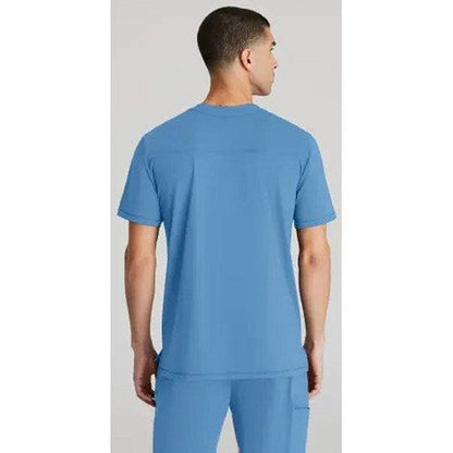 Skechers Slip-ins Flex Knit Scrub Top, Ceil Blue, XS