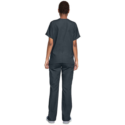 Cherokee Unisex Scrub Top, Pewter, 3XL
