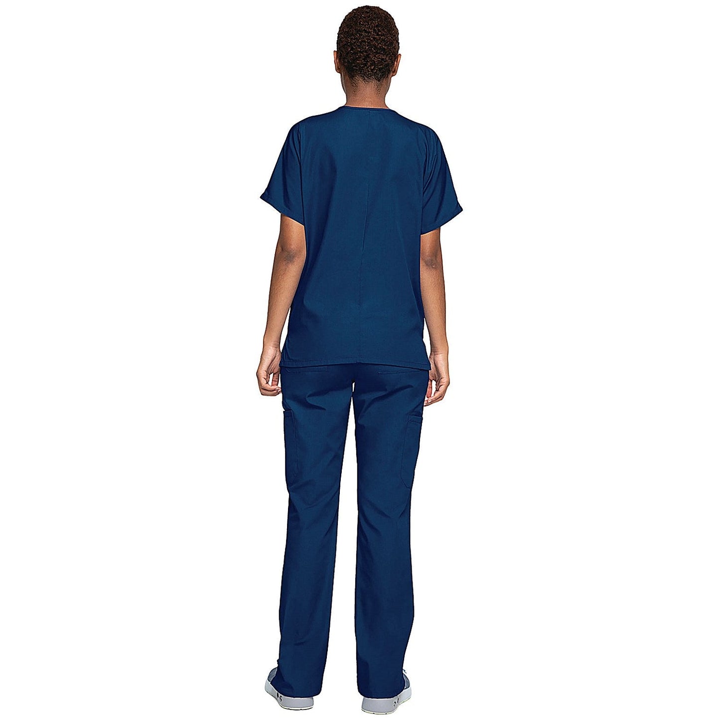 Cherokee Unisex Scrub Top, Navy, XL Easy2Order : WIS25036