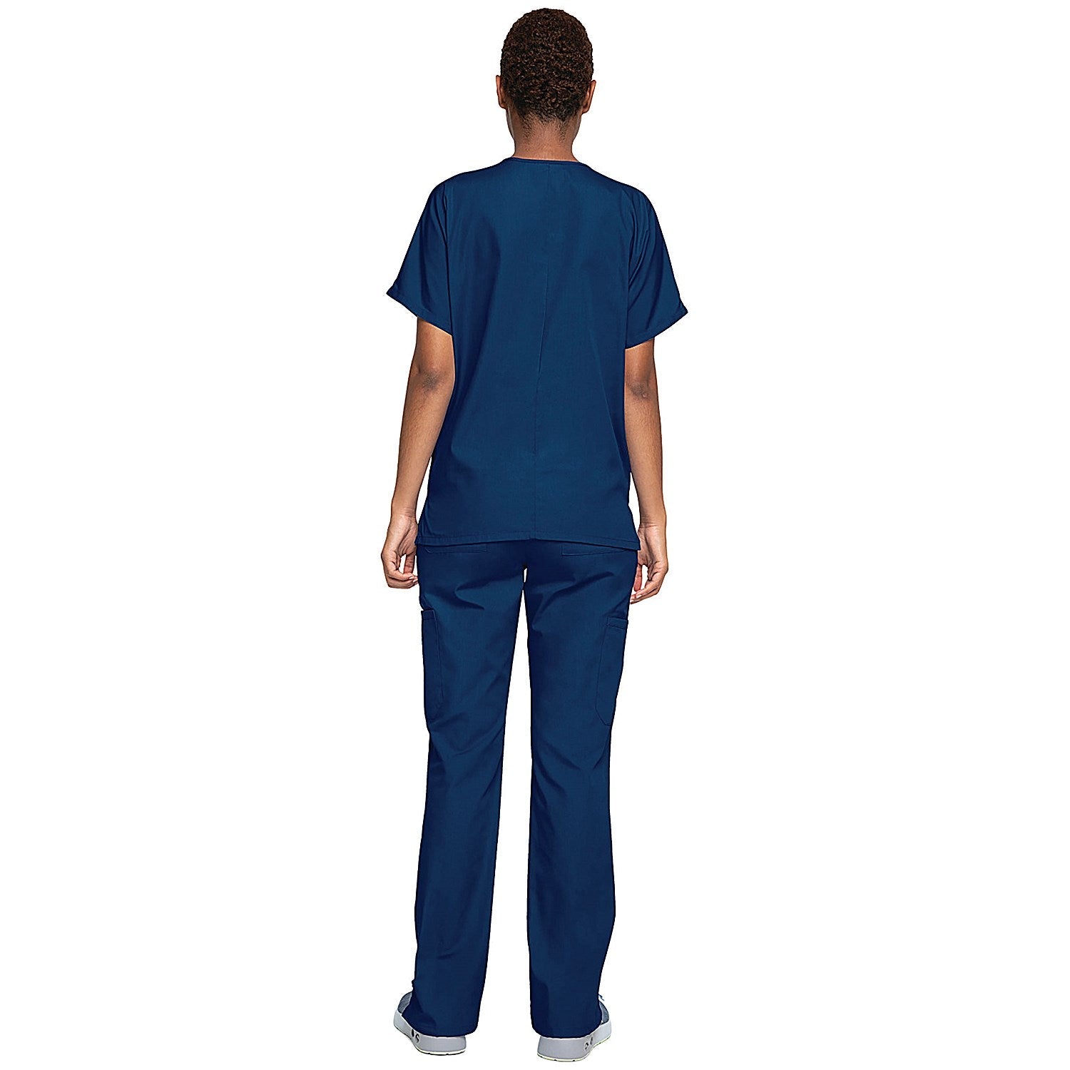 Cherokee Unisex Scrub Top, Navy, XL Easy2Order : WIS25036